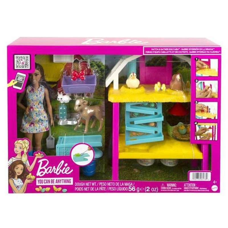 Ferme avec animaux Mattel Barbie and Her Farm HGY88 - Acheter à 45,01 € seulement chez Collector's Boutique