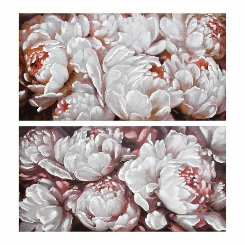 Cadre DKD Home Decor Fleurs (120 x 3 x 60 cm) (2 pcs) - Acheter à 64,94 € seulement chez Collector's Boutique