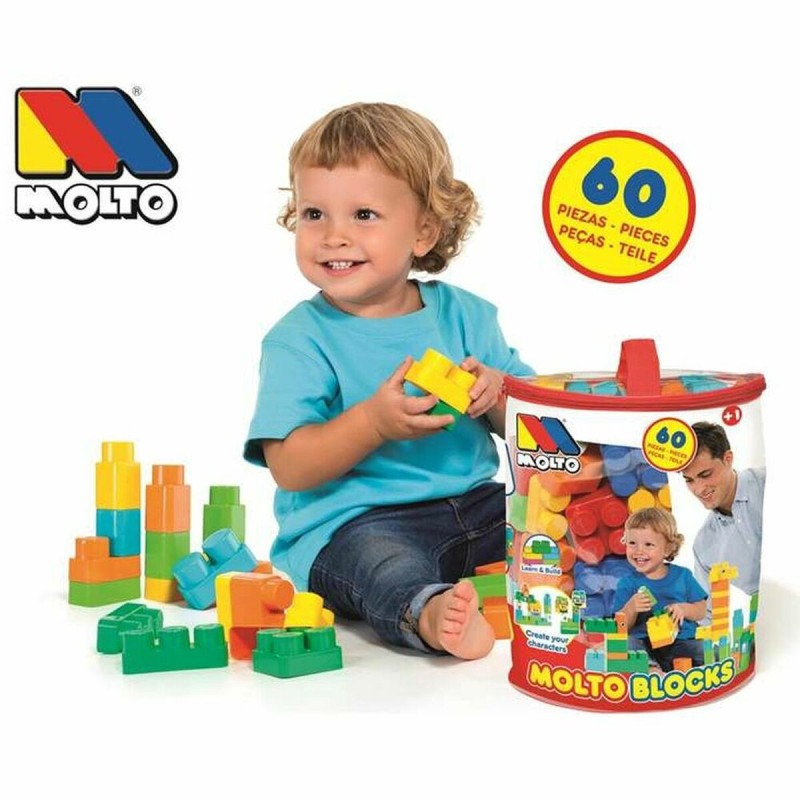 Boîte avec blocs de construction Moltó Blocks (60 pcs) - Acheter à 19,68 € seulement chez Collector's Boutique