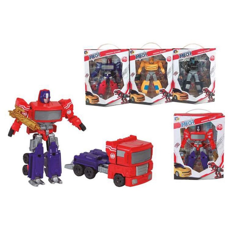 Super Robot Transformable Jugatoys Camion 4 Unités (19 x 8 x 10 cm) - Acheter à 9,97 € seulement chez Collector's Boutique