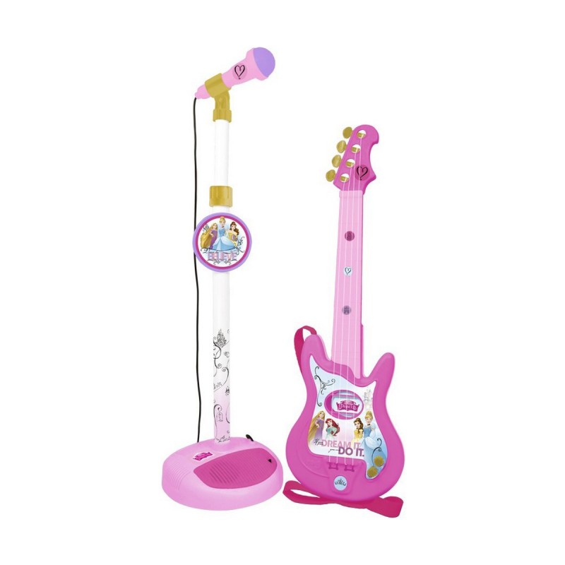 Guitare pour Enfant Reig Microphone Rose Princesses Disney - Acheter à 33,08 € seulement chez Collector's Boutique