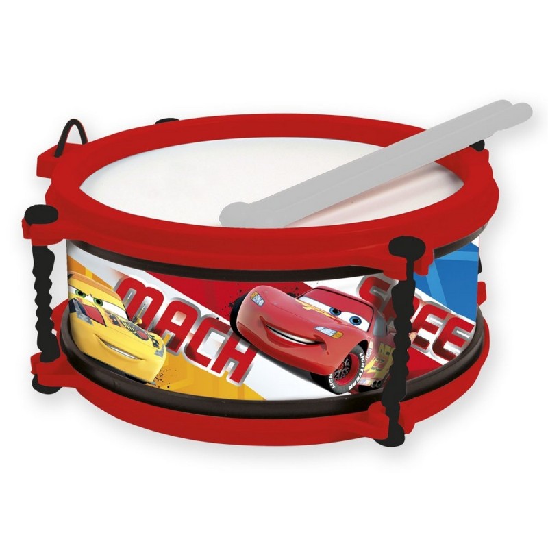 Jouet musical Cars Tambour Rouge Ø 16 cm Plastique - Acheter à 11,20 € seulement chez Collector's Boutique