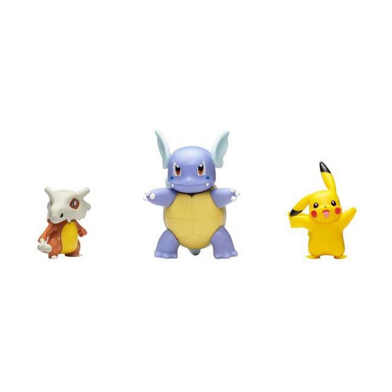 Ensemble de Figurines Bizak Pokémon 3 Pièces Personnage articulé 8 cm Figurines x 2 5 cm - Acheter à 25,92 € seulement chez Coll