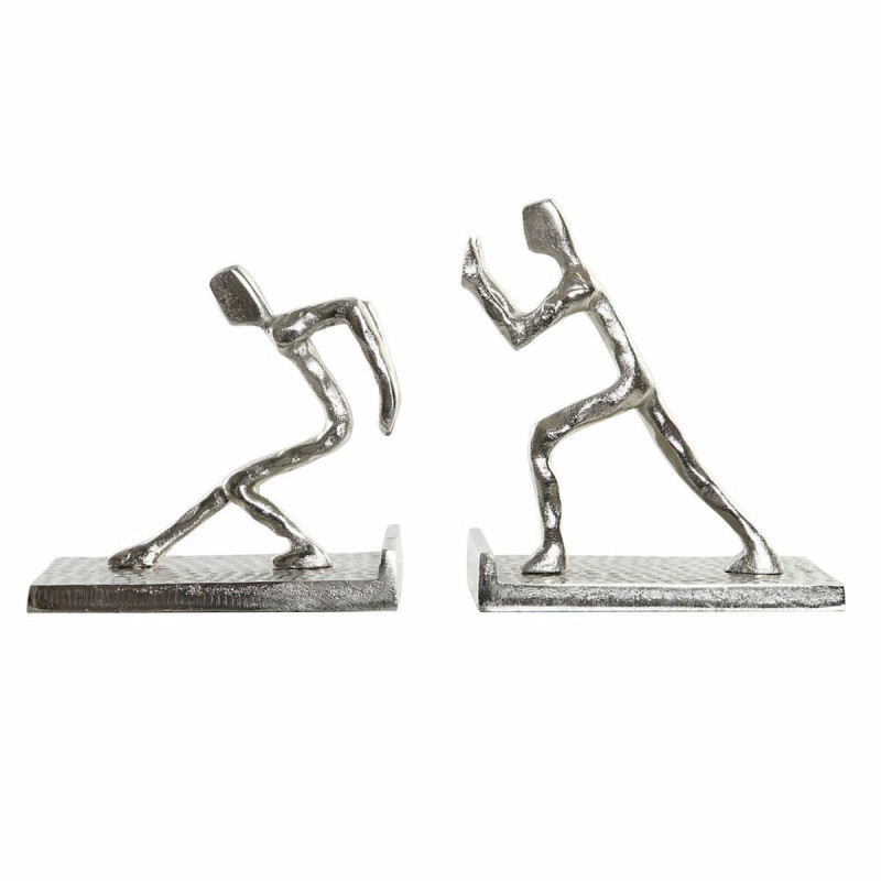 porte-livre DKD Home Decor Aluminium (2 pcs) (16 x 8.4 x 15 cm) - Acheter à 25,73 € seulement chez Collector's Boutique