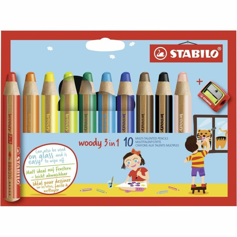 Crayons de couleur Stabilo Woody (Reconditionné A) - Acheter à 13,43 € seulement chez Collector's Boutique