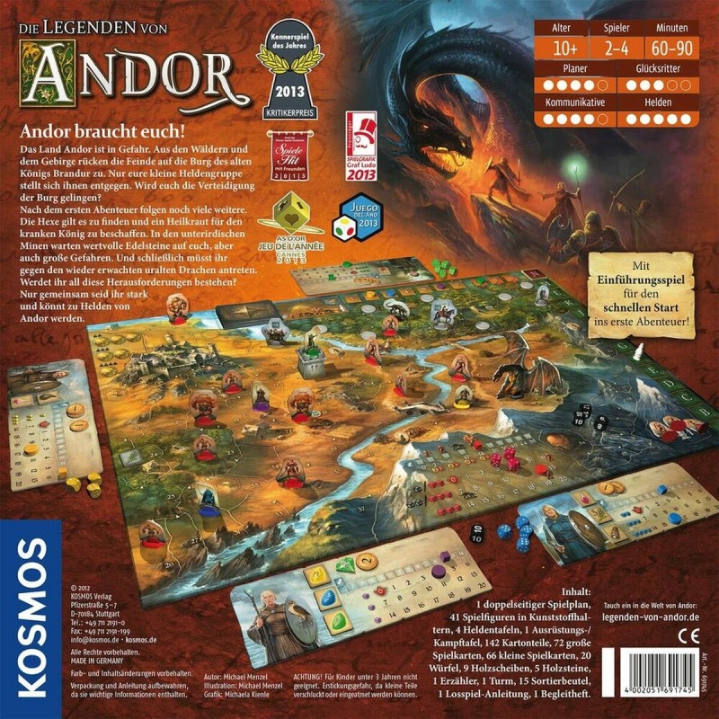 Jeu de société KOSMOS ANDOR (Reconditionné D) - Acheter à 35,21 € seulement chez Collector's Boutique