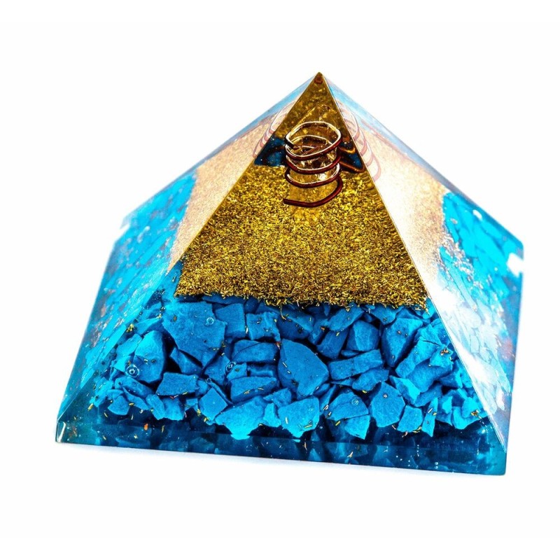 Figurine Décorative Organite Pyramid Turquoise (Reconditionné A+) - Acheter à 20,17 € seulement chez Collector's Boutique