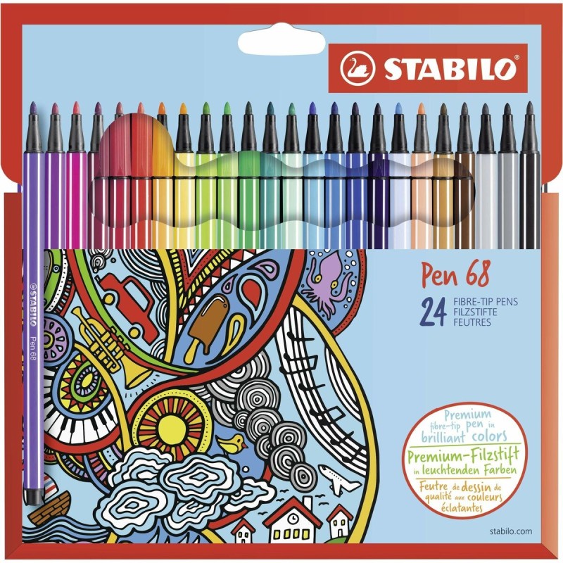 Feutres Stabilo Pen68 (Reconditionné A+) - Acheter à 14,95 € seulement chez Collector's Boutique