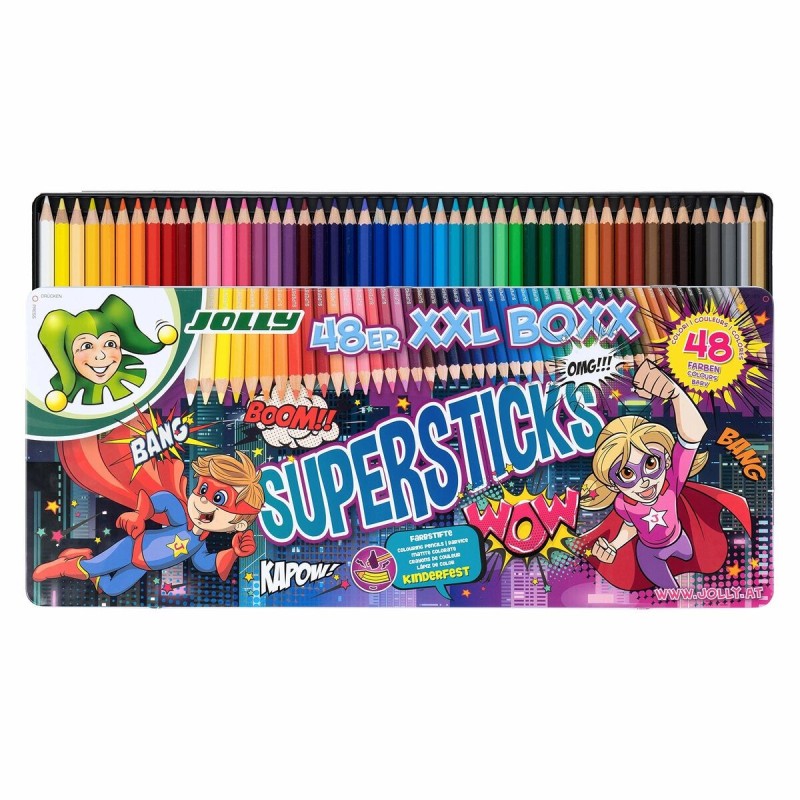 Crayons de couleur Supersticks Kinderfest XXL Box Version 1 (Reconditionné A) - Acheter à 25,61 € seulement chez Collector's Bou