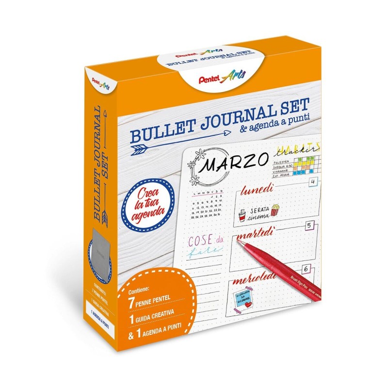 Ensemble de Stylos Pentel Bullet Journal Set 7 pcs (Reconditionné C) - Acheter à 19,24 € seulement chez Collector's Boutique