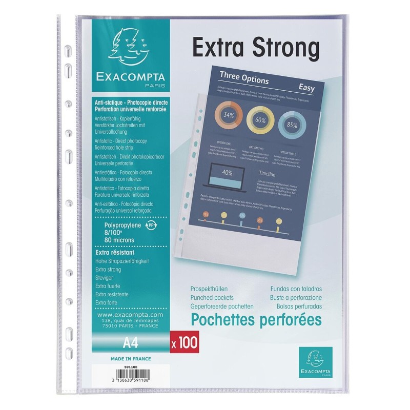 Housses Exacompta 59110E A4 (Reconditionné A) - Acheter à 7,94 € seulement chez Collector's Boutique