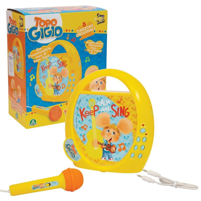 Karaoke Giochi Preziosi TOPO GIGIO Jaune (Reconditionné A) - Acheter à 33,52 € seulement chez Collector's Boutique