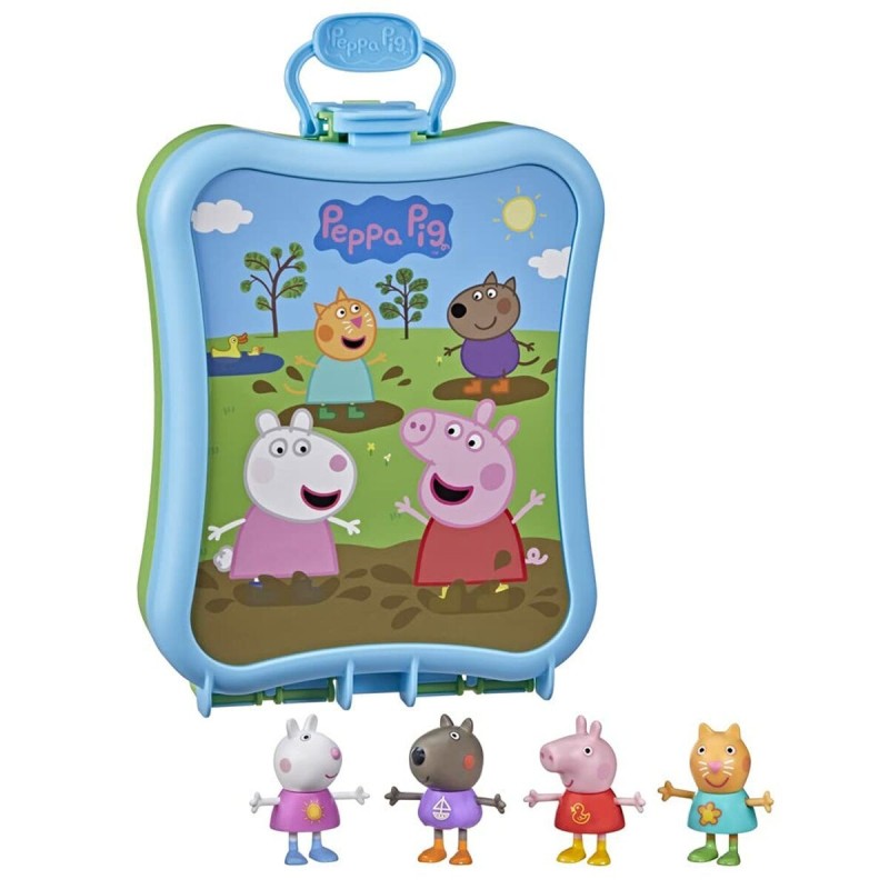 Playset Peppa Pig Carry Along Friends Pack (Reconditionné A) - Acheter à 31,40 € seulement chez Collector's Boutique