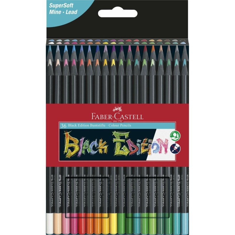 Crayons Faber-Castell Black Edition X36 (Reconditionné B) - Acheter à 14,04 € seulement chez Collector's Boutique