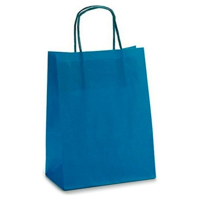 Sac en papier Bleu Papier (8,5 x 30 x 18 cm) - Acheter à 0,36 € seulement chez Collector's Boutique