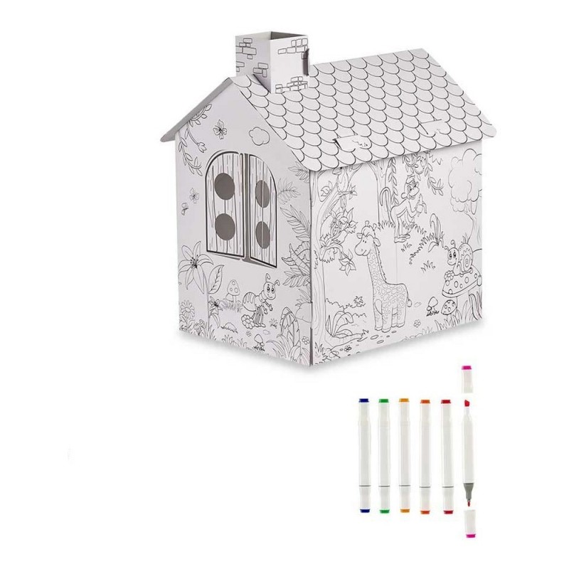 Travaux Manuel Maison Papier 3D (54 x 68,5 x 43 cm) - Acheter à 16,13 € seulement chez Collector's Boutique