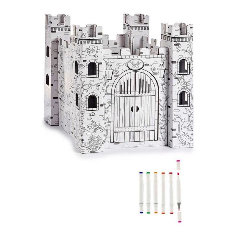 Travaux Manuel Château Papier 3D (60 x 61,5 x 60 cm) - Acheter à 26,93 € seulement chez Collector's Boutique