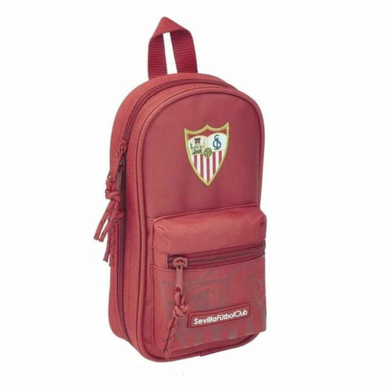 Plumier sac à dos Sevilla Fútbol Club Rouge (33 Pièces) - Acheter à 19,12 € seulement chez Collector's Boutique