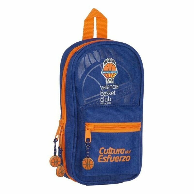 Plumier sac à dos Valencia Basket Bleu Orange - Acheter à 18,94 € seulement chez Collector's Boutique