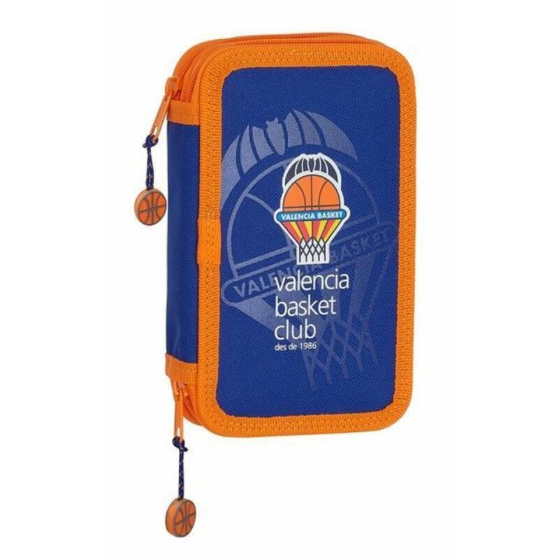 Plumier double Valencia Basket Bleu Orange (28 pcs) - Acheter à 15,12 € seulement chez Collector's Boutique