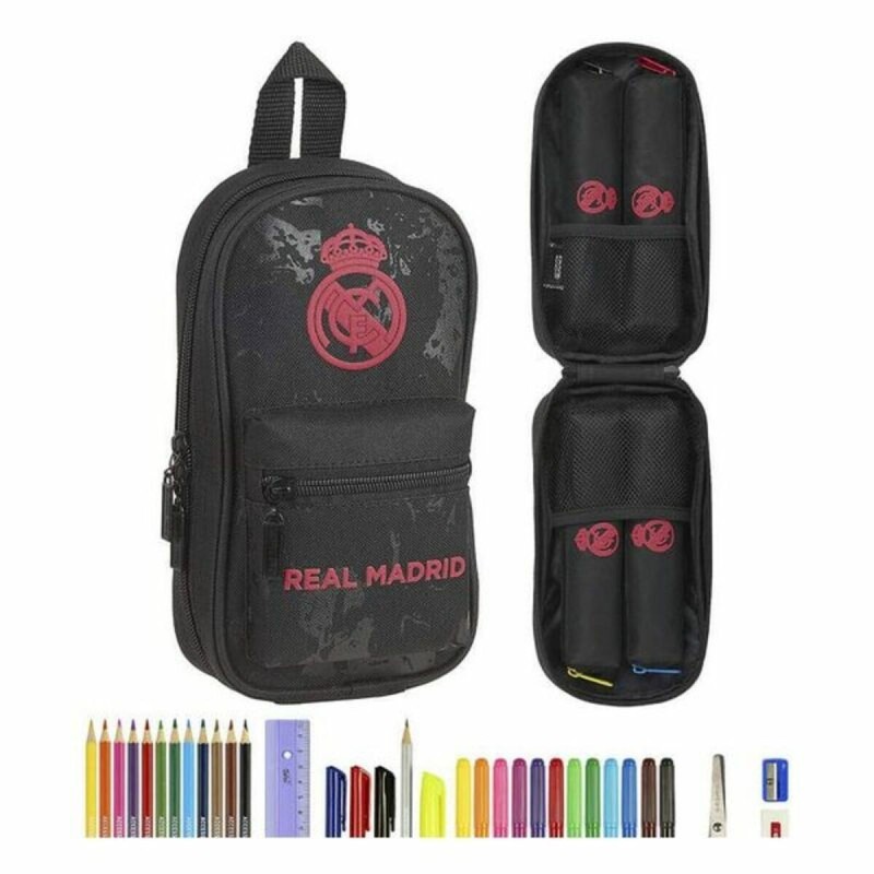 Plumier sac à dos Real Madrid C.F. Noir (33 Pièces) - Acheter à 21,73 € seulement chez Collector's Boutique