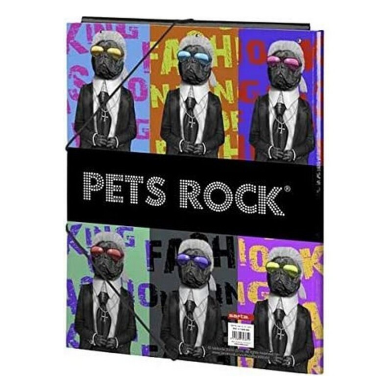 Dossier Pets Rock A4 (26 x 33.5 x 2.5 cm) - Acheter à 4,22 € seulement chez Collector's Boutique