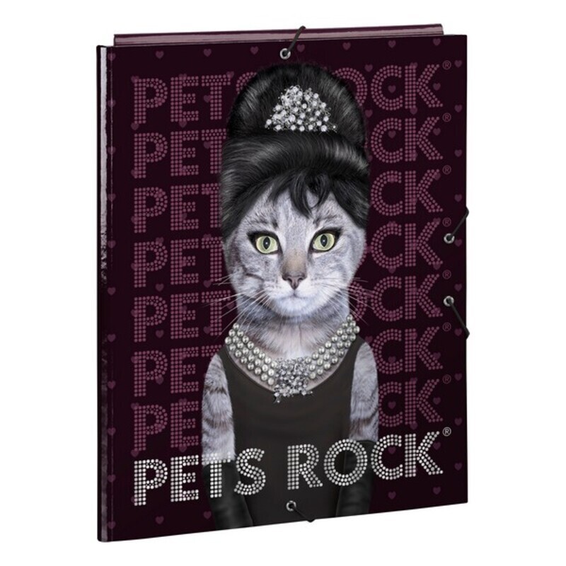 Dossier Pets Rock A4 (26 x 33.5 x 2.5 cm) - Acheter à 4,22 € seulement chez Collector's Boutique