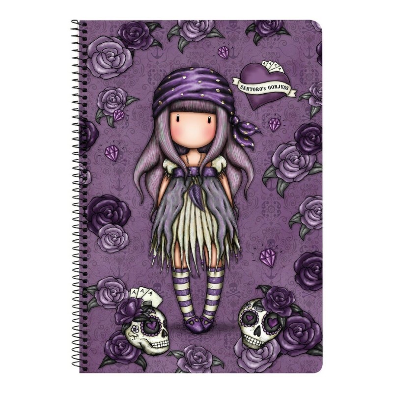 Cahier à Spirale Gorjuss Sea nixie Violet Blue marine A4 - Acheter à 5,14 € seulement chez Collector's Boutique