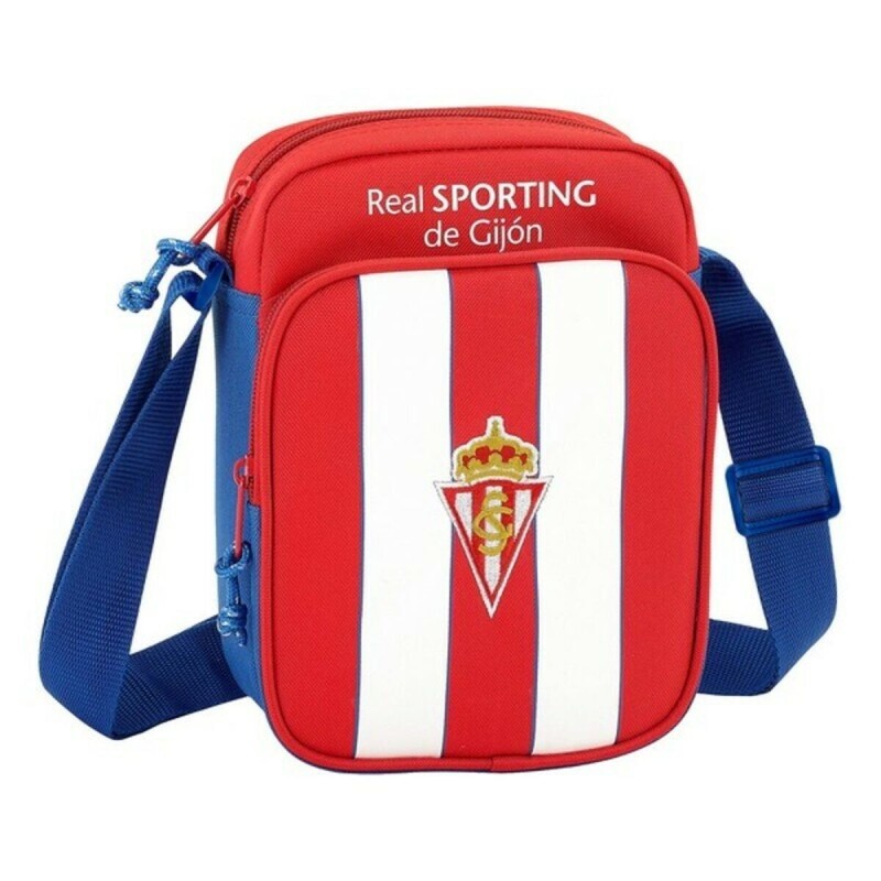 Sac bandoulière Real Sporting de Gijón 611822672 Rouge Blanc (16 x 22 x 6 cm) - Acheter à 11,29 € seulement chez Collector's Bou