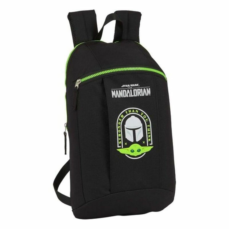 Sac à dos enfant The Mandalorian M821 Noir Vert (22 x 39 x 10 cm) - Acheter à 11,76 € seulement chez Collector's Boutique