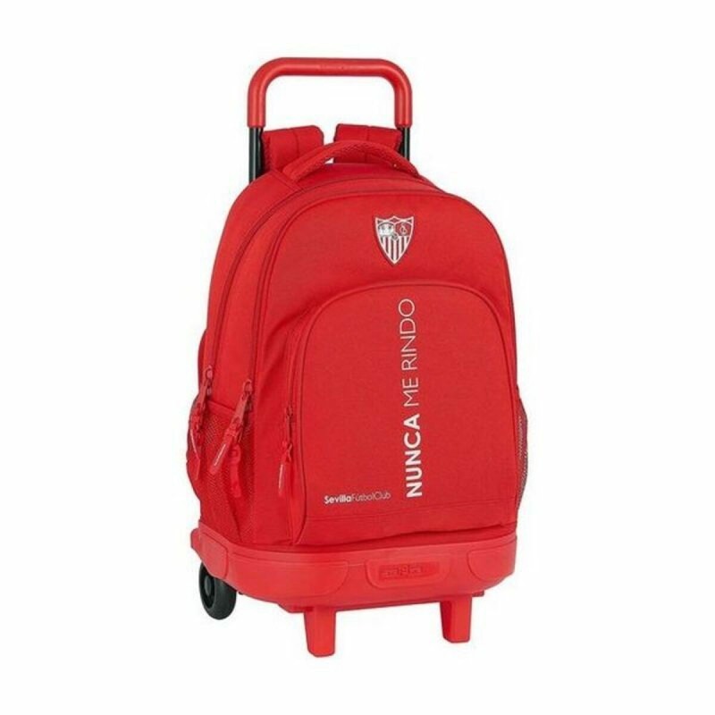 Cartable à roulettes Compact Sevilla Fútbol Club M918 Rouge (33 x 45 x 22 cm) - Acheter à 34,82 € seulement chez Collector's Bou