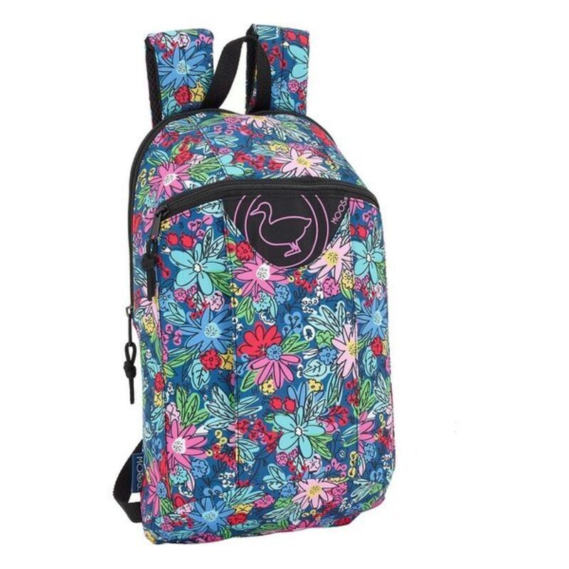 Sac à dos enfant Moos Flowers Multicouleur (22 x 39 x 10 cm) - Acheter à 7,91 € seulement chez Collector's Boutique