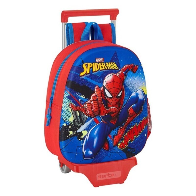 Cartable 3D avec roulettes Spiderman (28 x 10 x 67 cm) - Acheter à 23,11 € seulement chez Collector's Boutique