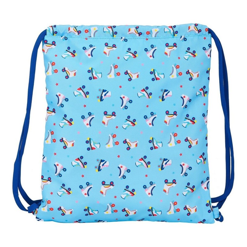 Sac à dos serré par des ficelles Rollers Moos M196 Bleu clair Multicouleur - Acheter à 8,10 € seulement chez Collector's Boutiqu