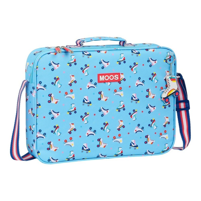 Cartable d'école Rollers Moos Rollers Bleu clair Multicouleur (38 x 28 x 6 cm) - Acheter à 11,90 € seulement chez Collector's Bo