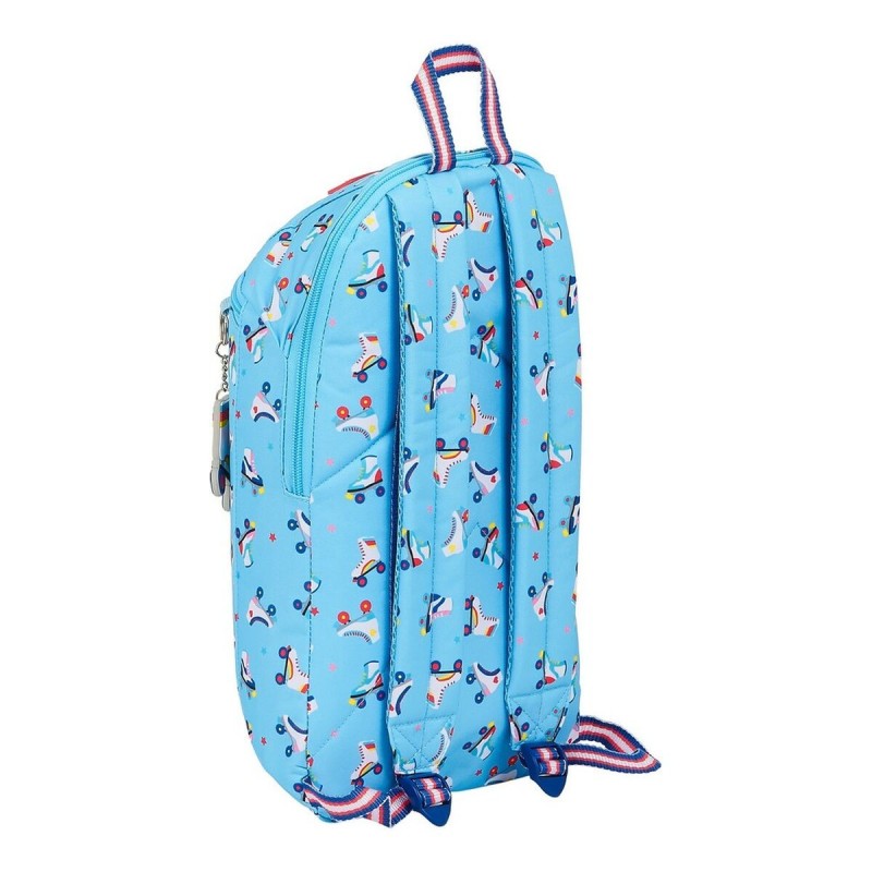 Sac à dos Casual Rollers Moos M821 Bleu clair Multicouleur (22 x 39 x 10 cm) - Acheter à 7,68 € seulement chez Collector's Bouti