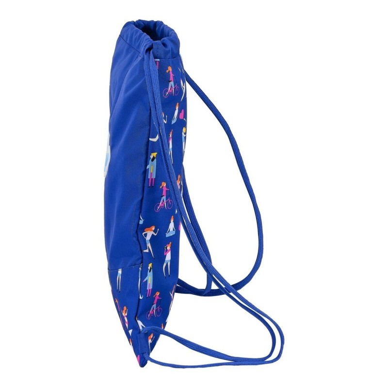 Sac à dos serré par des ficelles Go Girls BlackFit8 M196A Bleu - Acheter à 7,10 € seulement chez Collector's Boutique