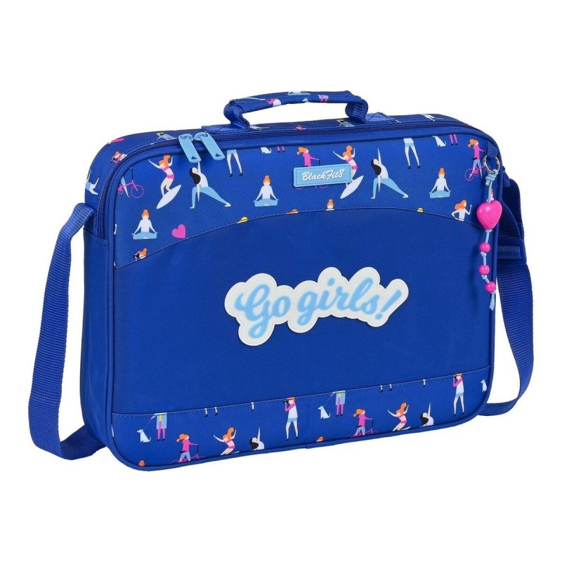 Cartable d'école BlackFit8 Go Girls Bleu (38 x 28 x 6 cm) - Acheter à 10,80 € seulement chez Collector's Boutique