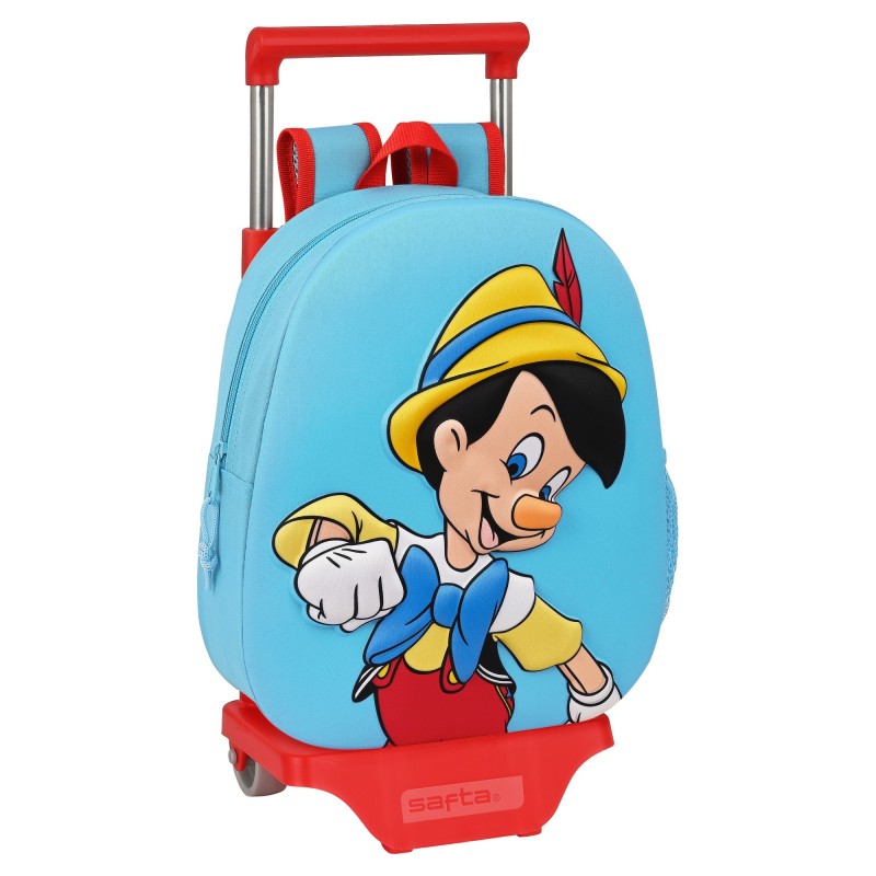 Cartable à roulettes Disney Rouge Bleu clair (28 x 10 x 67 cm) - Acheter à 23,11 € seulement chez Collector's Boutique