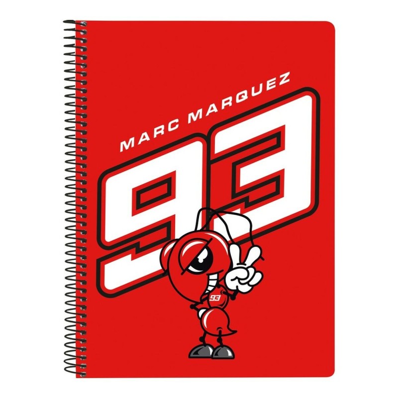 Cahier à Spirale Marc Marquez Rouge Noir A5 - Acheter à 1,98 € seulement chez Collector's Boutique