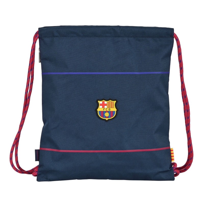 Sac à dos serré par des ficelles F.C. Barcelona Bleu (35 x 40 x 1 cm) - Acheter à 11,58 € seulement chez Collector's Boutique