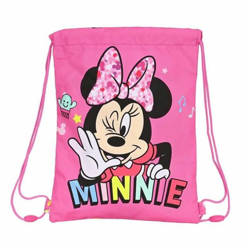 Sac à dos serré par des ficelles Minnie Mouse (26 x 34 x 1 cm) - Acheter à 6,71 € seulement chez Collector's Boutique