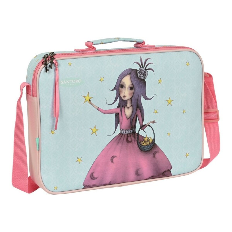 Cartable d'école Santoro Estella Rose Vert clair (38 x 28 x 6 cm) - Acheter à 12,32 € seulement chez Collector's Boutique