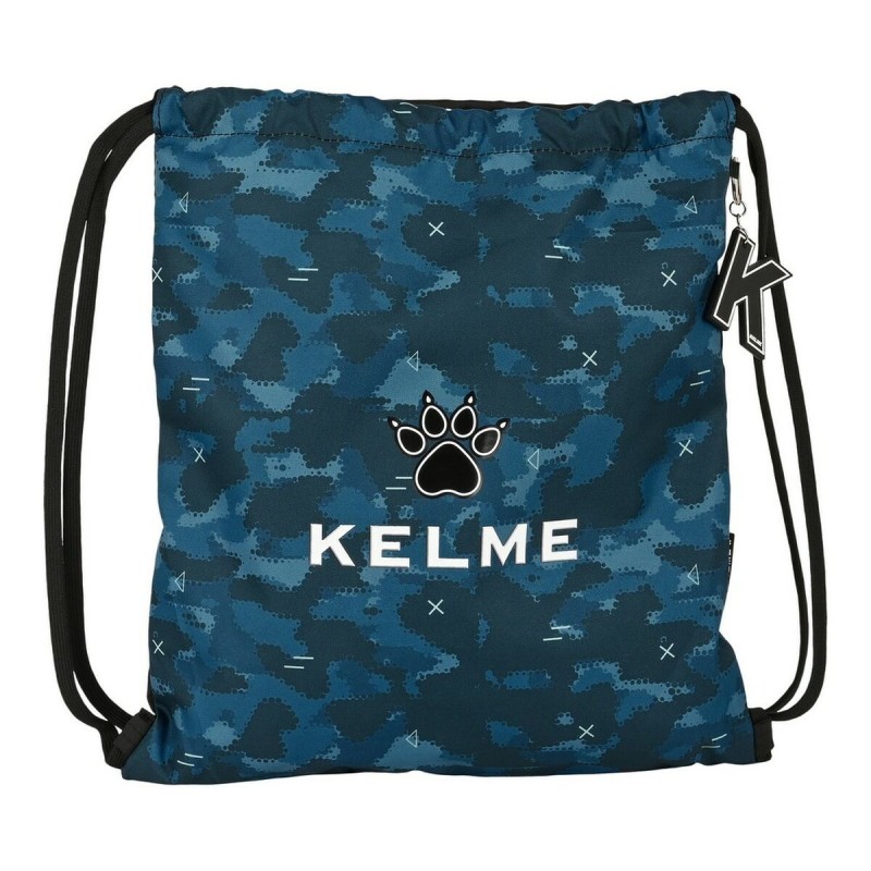 Sac à dos serré par des ficelles Kelme Break Noir Blue marine (35 x 40 x 1 cm) - Acheter à 10,61 € seulement chez Collector's Bo