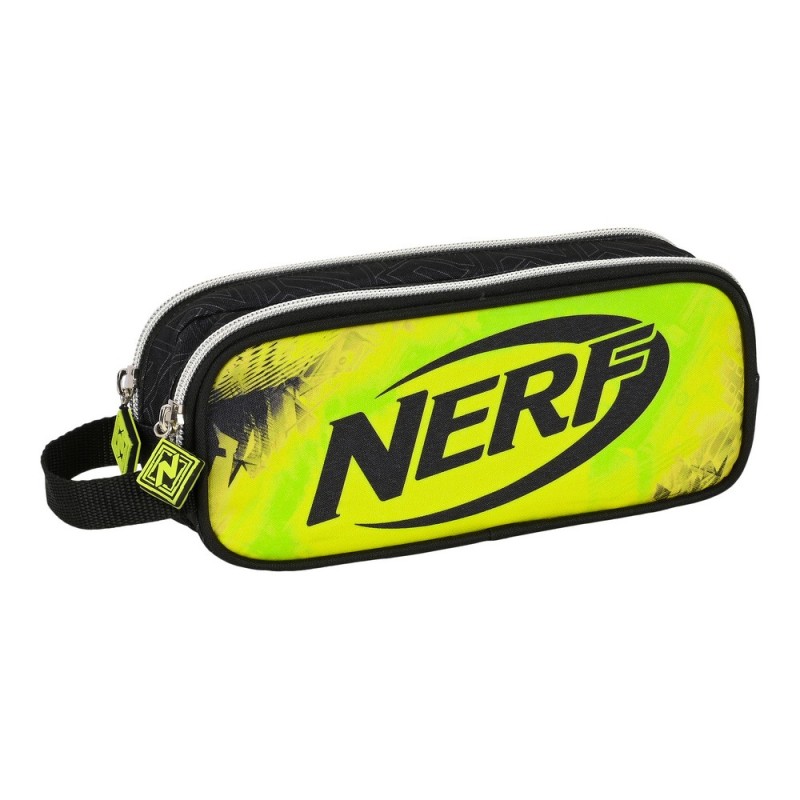 Trousse d'écolier Nerf Neon Noir Citron (21 x 8 x 6 cm) - Acheter à 6,67 € seulement chez Collector's Boutique