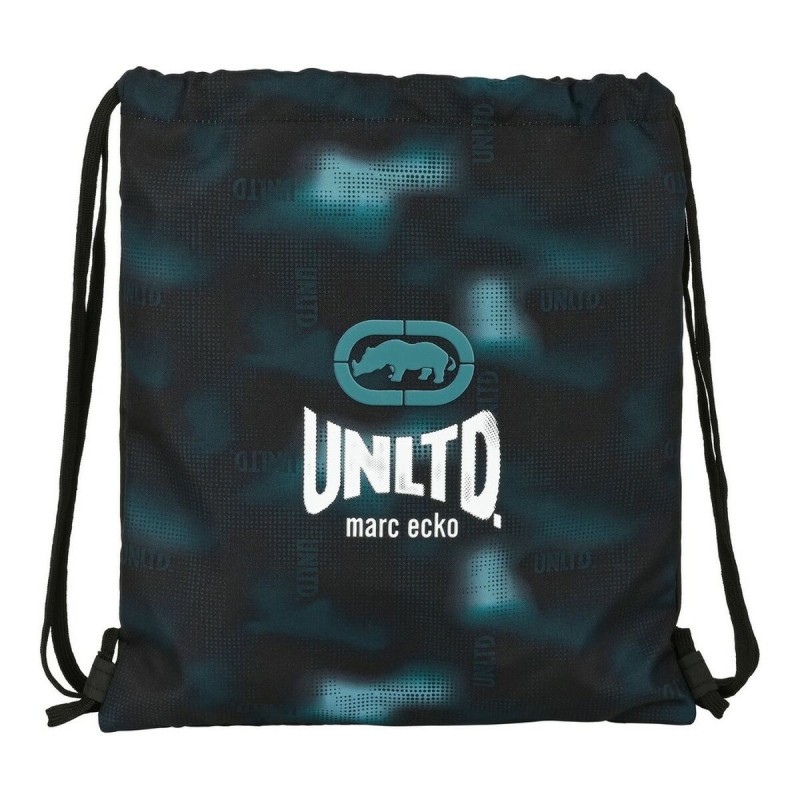 Sac à dos serré par des ficelles Eckō Unltd. Nomad Noir Bleu (35 x 40 x 1 cm) - Acheter à 10,61 € seulement chez Collector's Bou