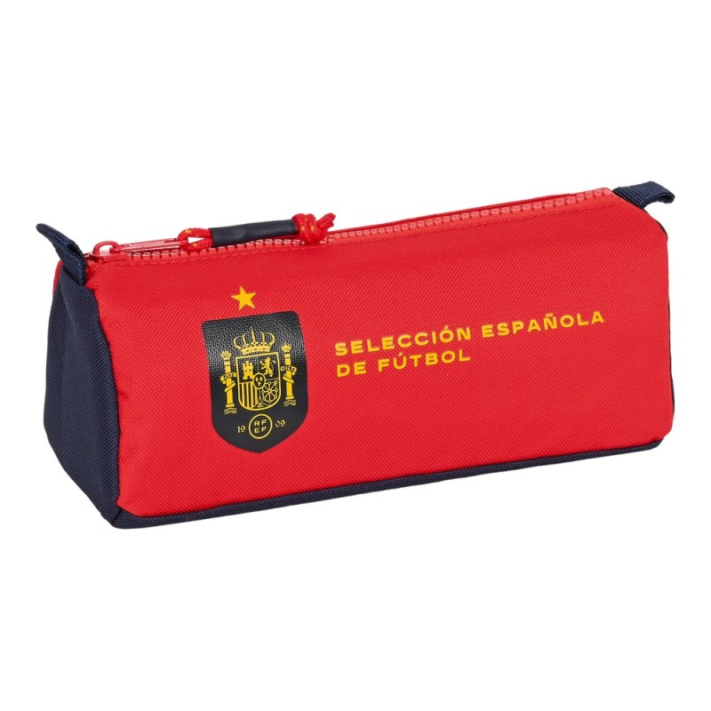 Trousse d'écolier RFEF Rouge Bleu (21 x 8 x 7 cm) - Acheter à 8,87 € seulement chez Collector's Boutique