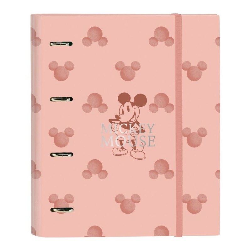 Reliure à anneaux Mickey Mouse Clubhouse Cotton A4 Rose (27 x 32 x 3.5 cm) (35 mm) - Acheter à 7,96 € seulement chez Collector's