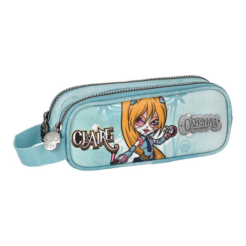 Trousse d'écolier Catrinas Claire, Noelia & Lila Bleu (21 x 8 x 6 cm) - Acheter à 6,67 € seulement chez Collector's Boutique