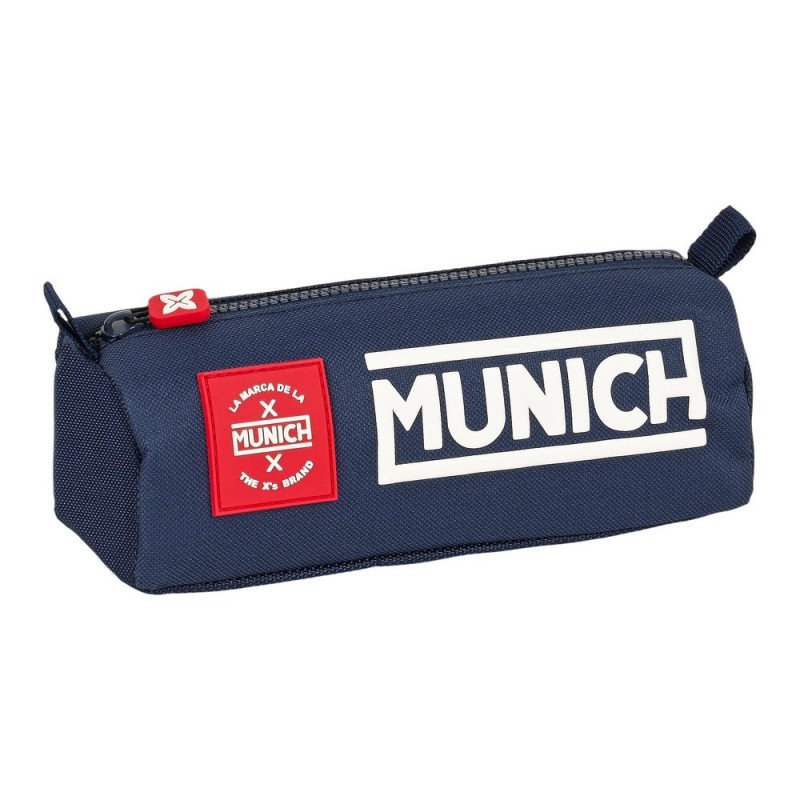 Trousse d'écolier Munich Storm Blue marine (21 x 8 x 7 cm) - Acheter à 5,76 € seulement chez Collector's Boutique